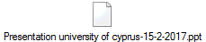 Presentation university of cyprus-15-2-2017.ppt